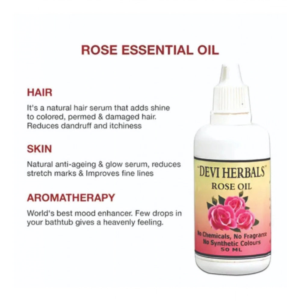 Amfyn Devi herbal Rose 50ML Oil Natural Pure Herbal Oil