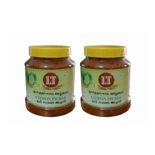 Amfyn Pack of_2 500GM LT Citron Pickle Traditional Digestive Side Dish (Red)
