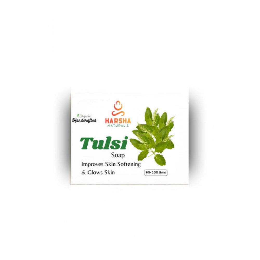 Amfyn Pack Of_2 Harsha Naturals - Tulsi Soap (100GM)