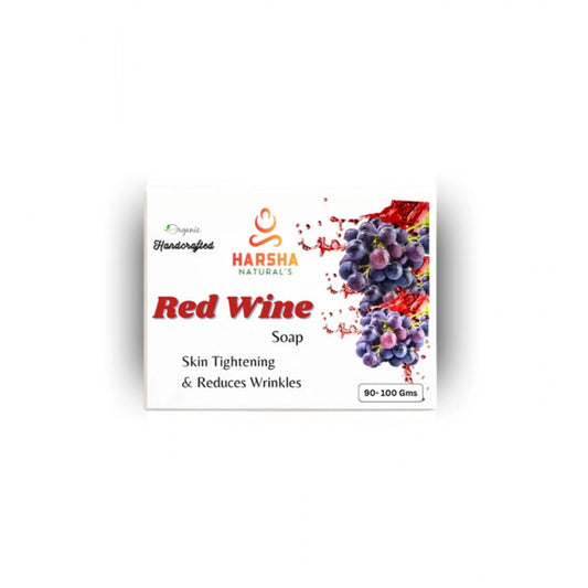 Amfyn Pack Of_2 Harsha Natural - Red wine Soap (100GM)