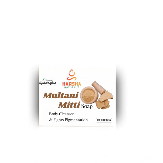 Amfyn Pack Of_2 Harsha Naturals - Multani Mitti Soap (100GM)