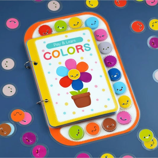 Amfyn Play And Learn Colors Activity Book for Kids (2–5 Years, Multicolor)