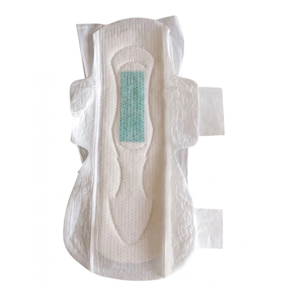 Amfyn Pack of_8 Pcs Cotton 240mm Sanitary Napkin (White)