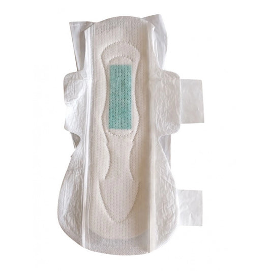 Amfyn Pack of_8 Pcs Cotton 240mm Sanitary Napkin (White)