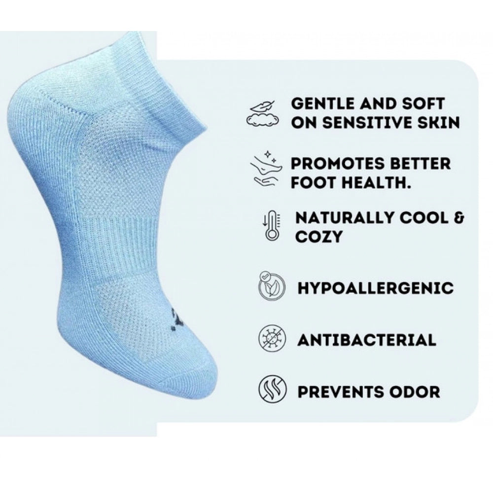 Amfyn 3_Pair Set Unisex Casual Cotton Printed Low Cut Socks (Multicolor)