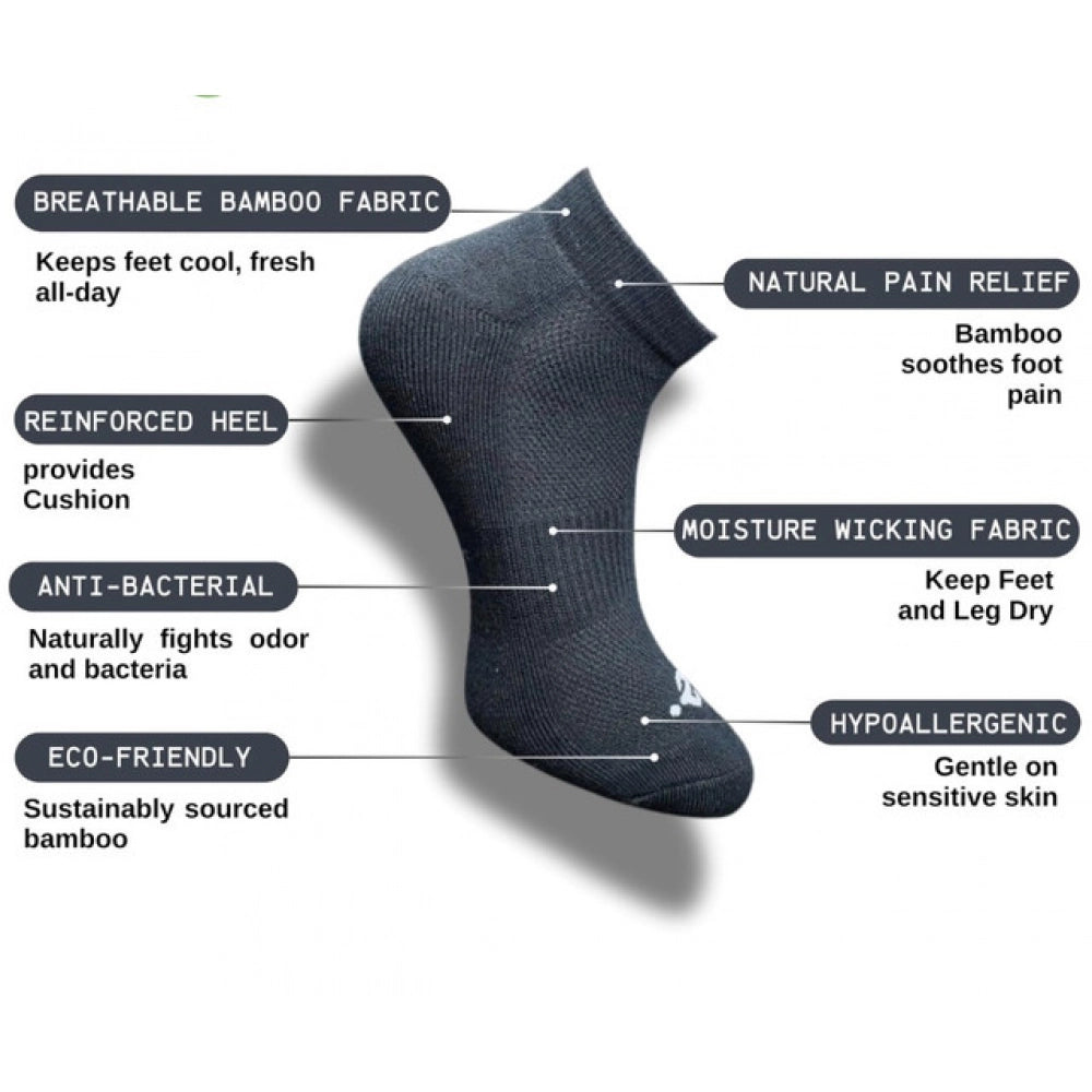 Amfyn 3_Pair Set Unisex Casual Cotton Printed Low Cut Socks (Multicolor)