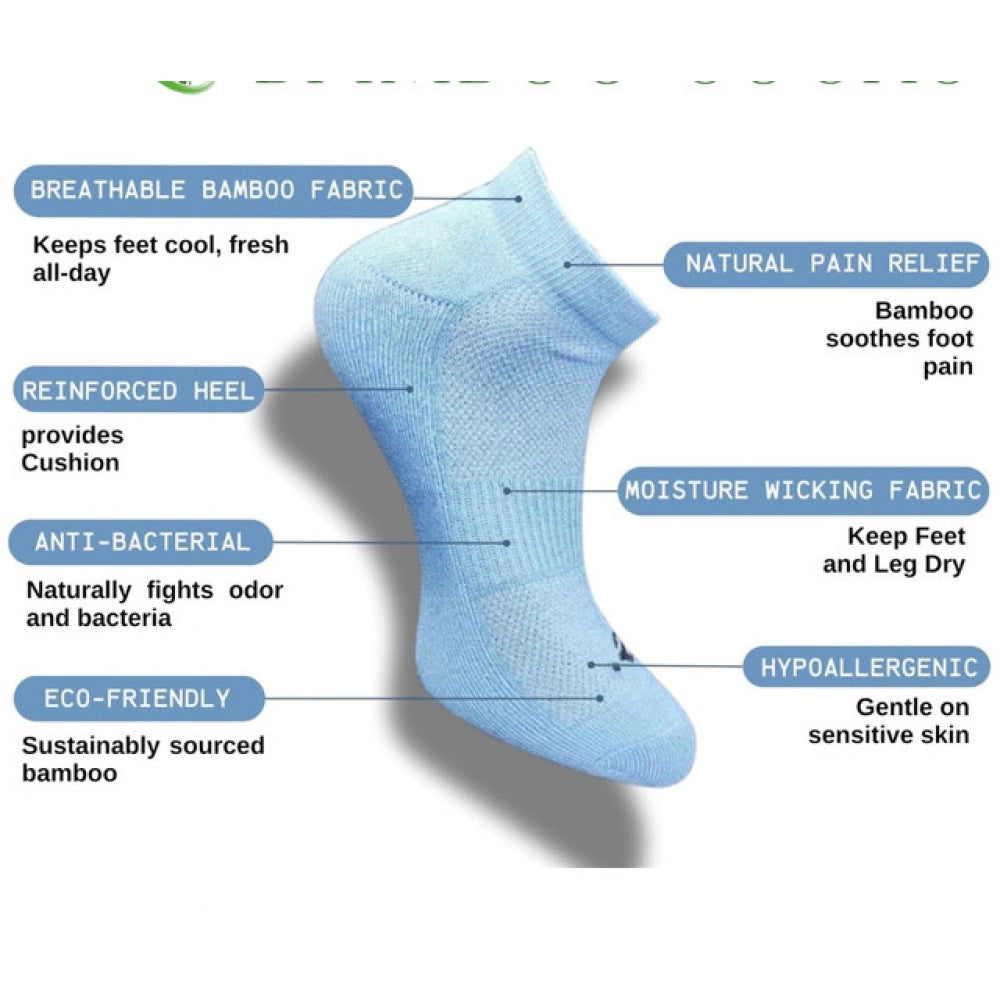 Amfyn 3_Pair Set Unisex Casual Cotton Printed Low Cut Socks (Multicolor)