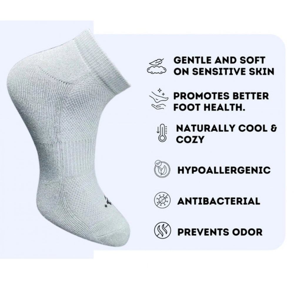 Amfyn 3_Pair Set Unisex Casual Cotton Printed Low Cut Socks (Multicolor)