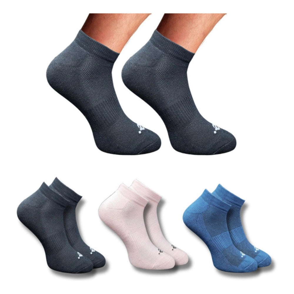 Amfyn 3_Pair Set Unisex Casual Cotton Printed Low Cut Socks (Multicolor)