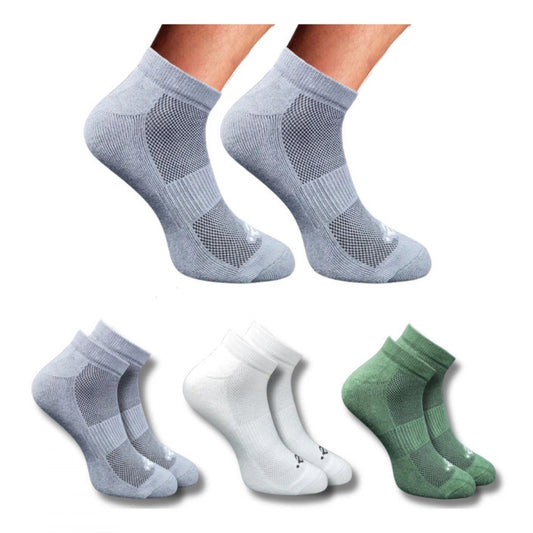 Amfyn 3_Pair Set Unisex Casual Cotton Printed Low Cut Socks (Multicolor)