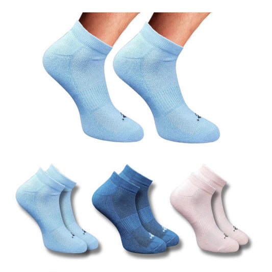 Amfyn 3_Pair Set Unisex Casual Cotton Printed Low Cut Socks (Multicolor)