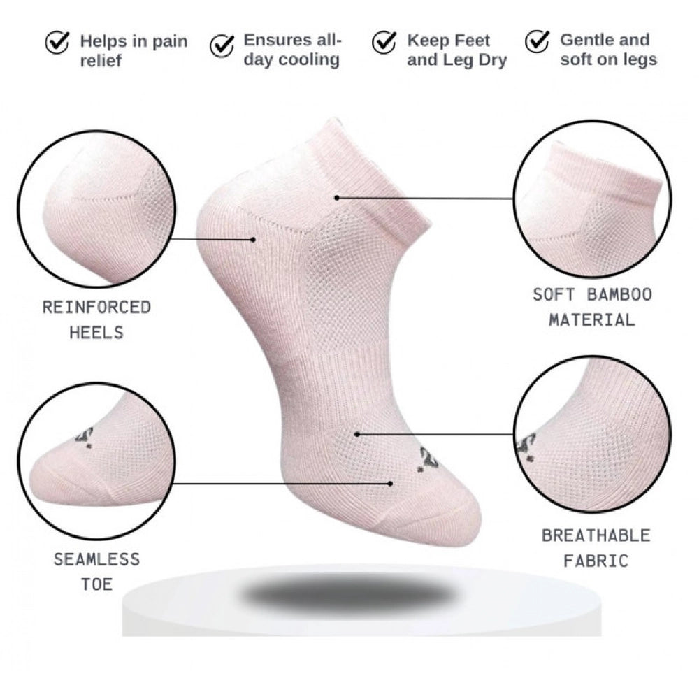 Amfyn 3_Pair Set Unisex Casual Cotton Printed Low Cut Socks (Multicolor)