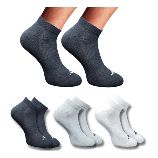 Amfyn 3_Pair Set Unisex Casual Cotton Printed Low Cut Socks (Multicolor)