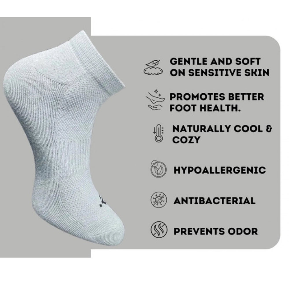 Amfyn 3_Pair Set Unisex Casual Cotton Printed Low Cut Socks (Multicolor)