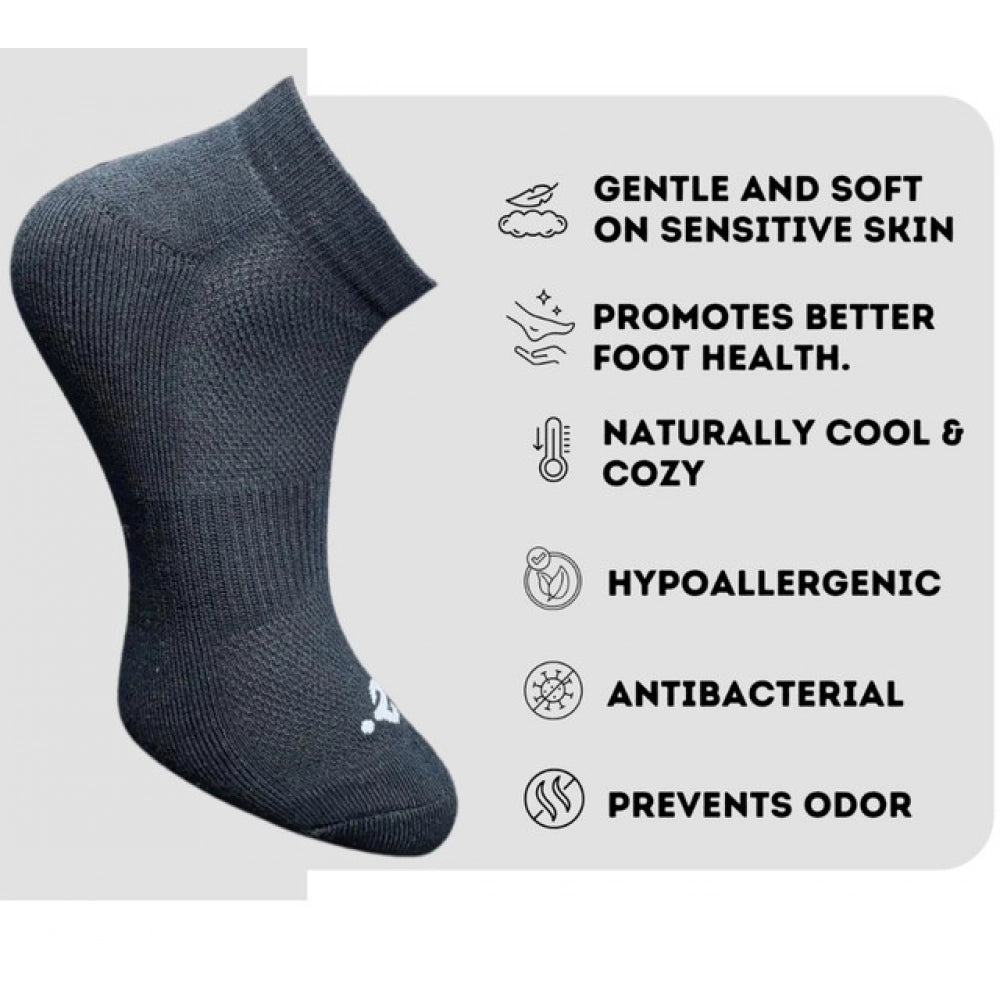 Amfyn 3_Pair Set Unisex Casual Cotton Printed Low Cut Socks (Multicolor)