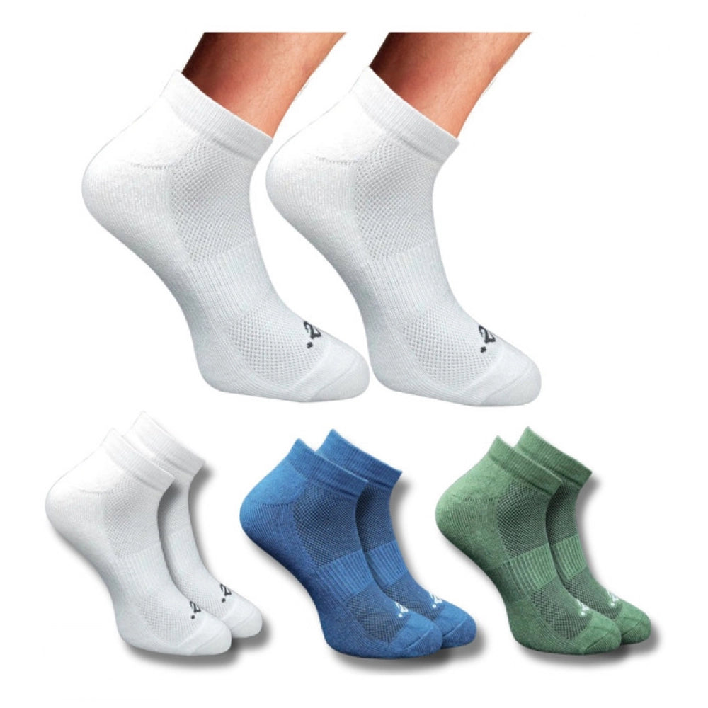 Amfyn 3_Pair Set Unisex Casual Cotton Printed Low Cut Socks (Multicolor)