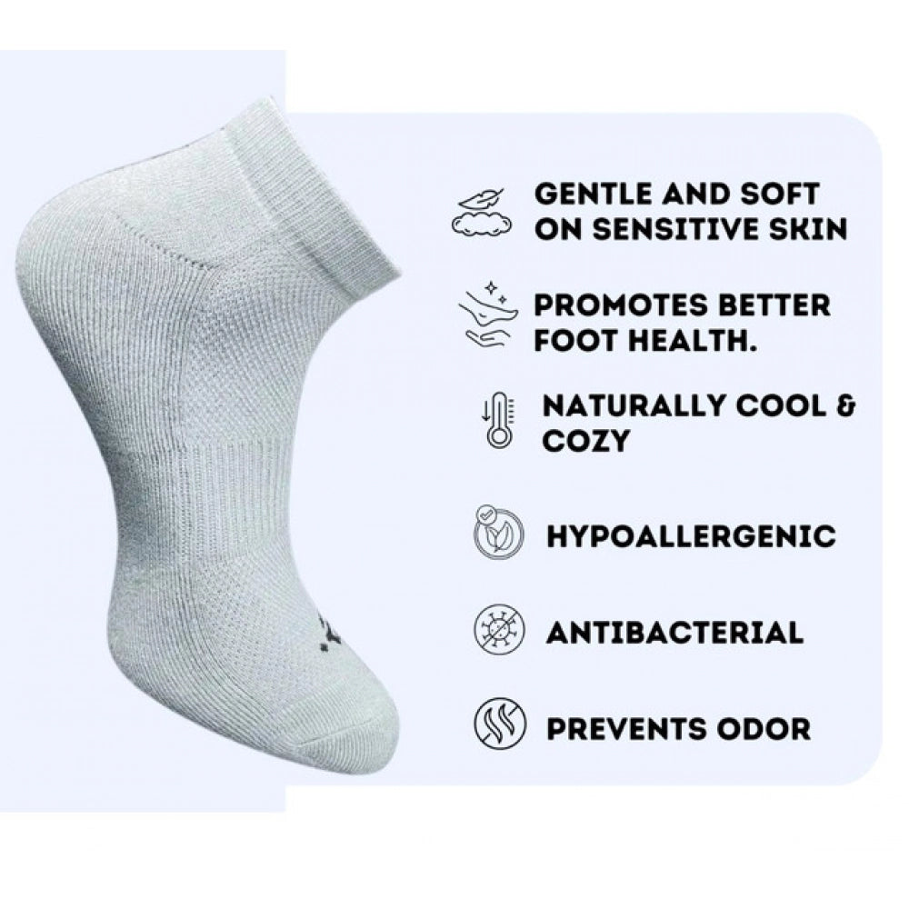 Amfyn 3_Pair Set Unisex Casual Cotton Printed Low Cut Socks (Multicolor)