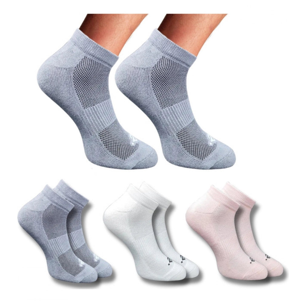 Amfyn 3_Pair Set Unisex Casual Cotton Printed Low Cut Socks (Multicolor)