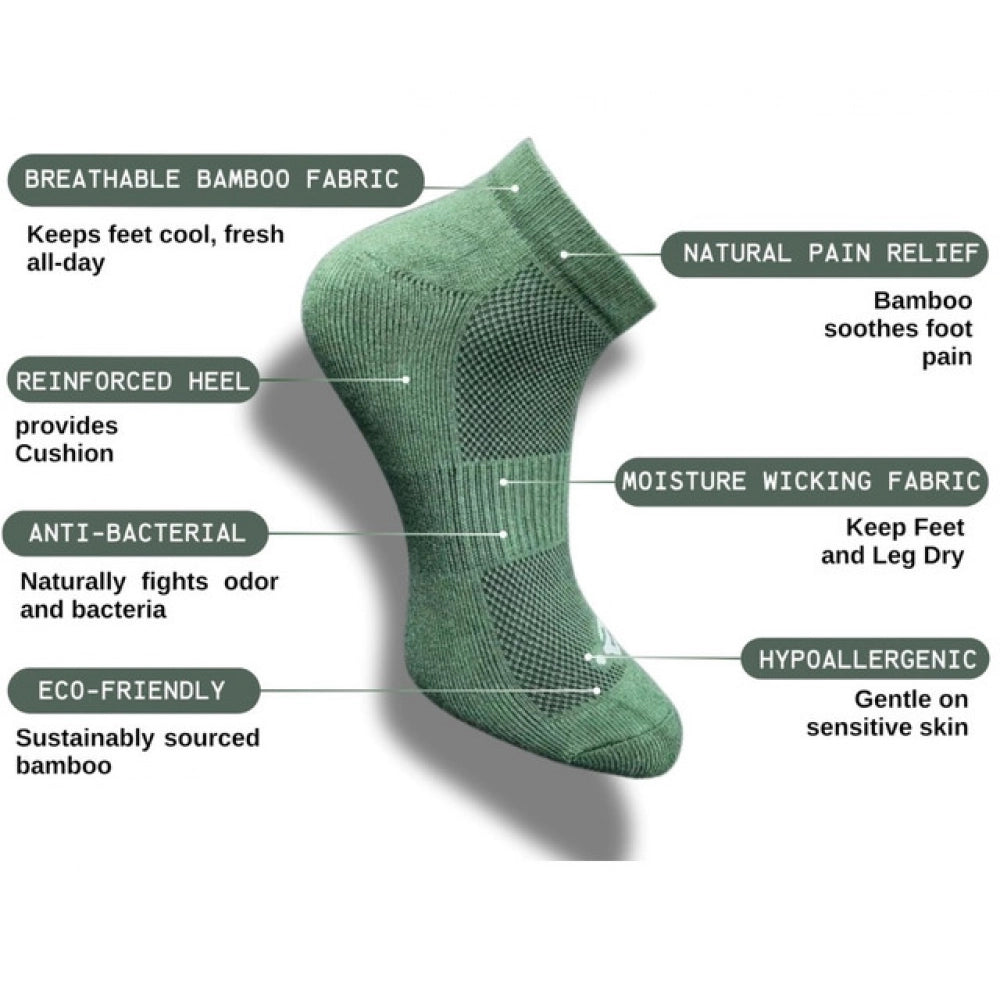 Amfyn 3_Pair Set Unisex Casual Cotton Printed Low Cut Socks (Multicolor)