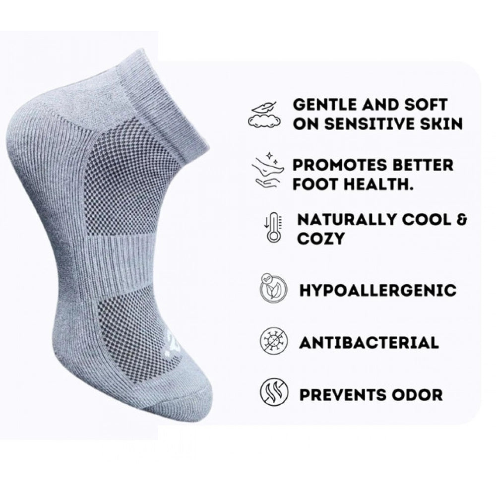 Amfyn 3_Pair Set Unisex Casual Cotton Printed Low Cut Socks (Multicolor)