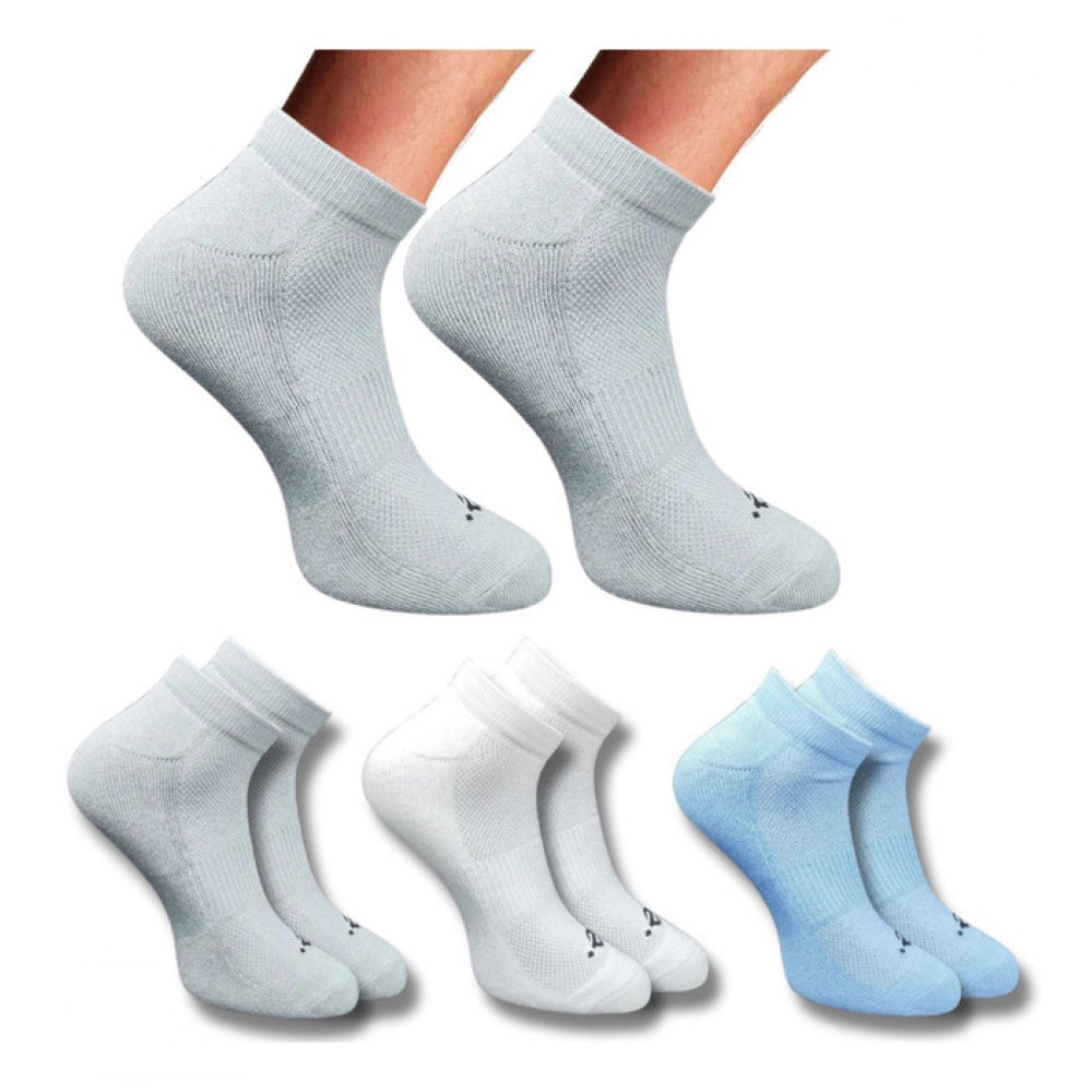 Amfyn 3_Pair Set Unisex Casual Cotton Printed Low Cut Socks (Multicolor)
