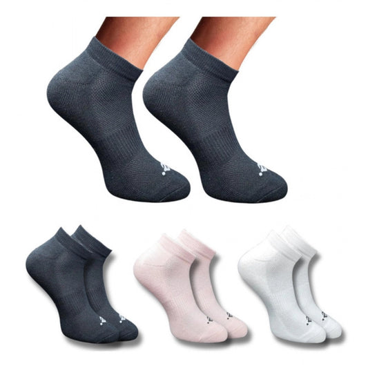 Amfyn 3_Pair Set Unisex Casual Cotton Printed Low Cut Socks (Multicolor)