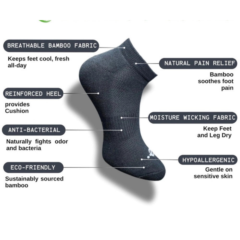Amfyn 3_Pair Set Unisex Casual Cotton Printed Low Cut Socks (Multicolor)