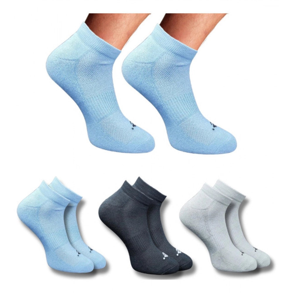 Amfyn 3_Pair Set Unisex Casual Cotton Printed Low Cut Socks (Multicolor)