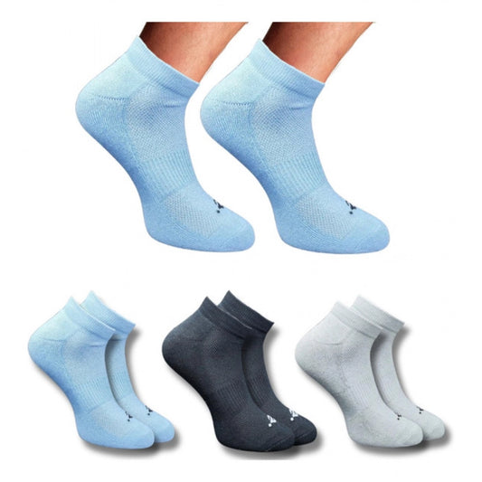 Amfyn 3_Pair Set Unisex Casual Cotton Printed Low Cut Socks (Multicolor)