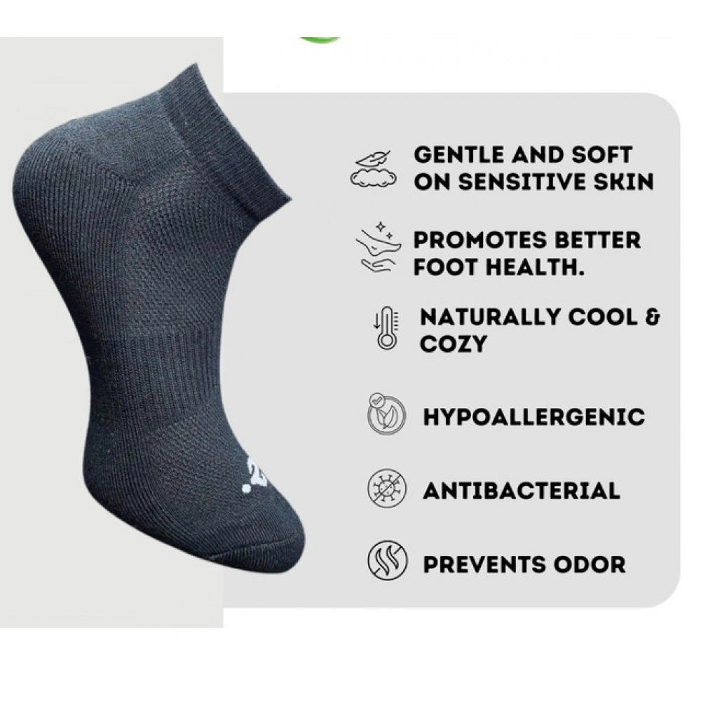 Amfyn 3_Pair Set Unisex Casual Cotton Printed Low Cut Socks (Multicolor)