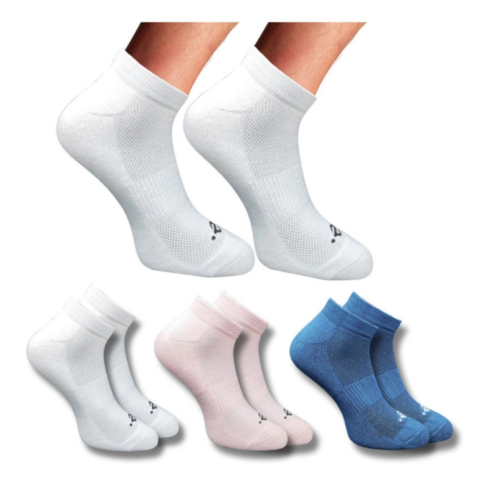 Amfyn 3_Pair Set Unisex Casual Cotton Printed Low Cut Socks (Multicolor)