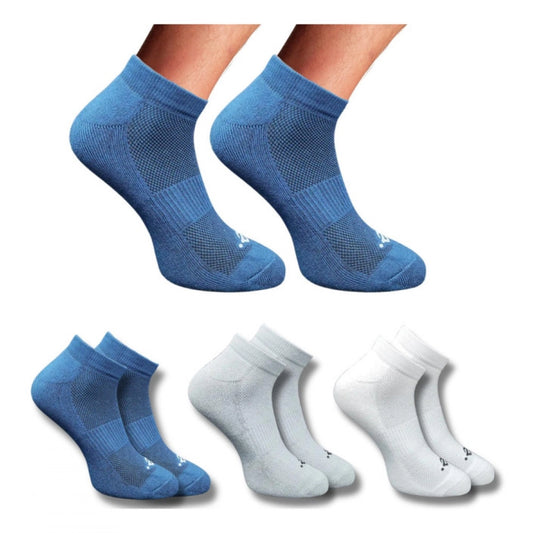 Amfyn 3_Pair Set Unisex Casual Cotton Printed Low Cut Socks (Multicolor)