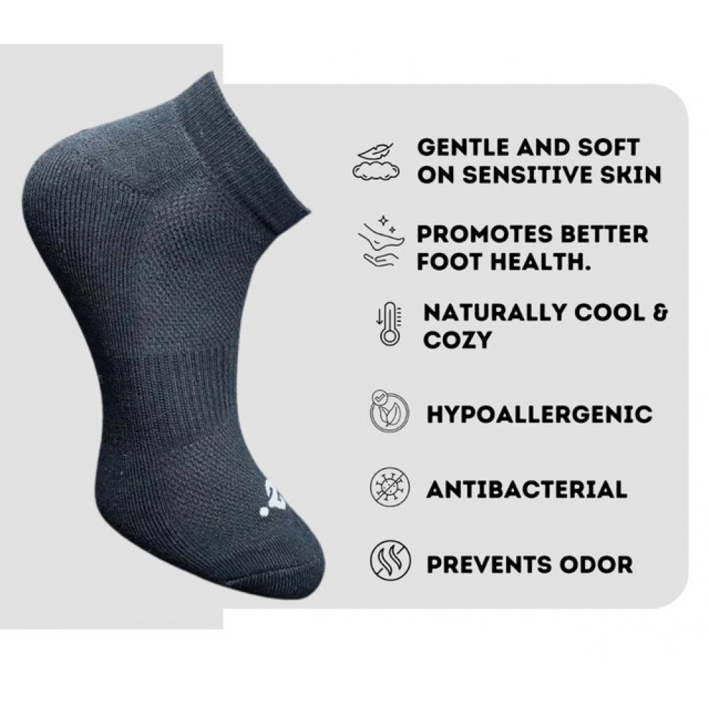 Amfyn 3_Pair Set Unisex Casual Cotton Printed Low Cut Socks (Multicolor)