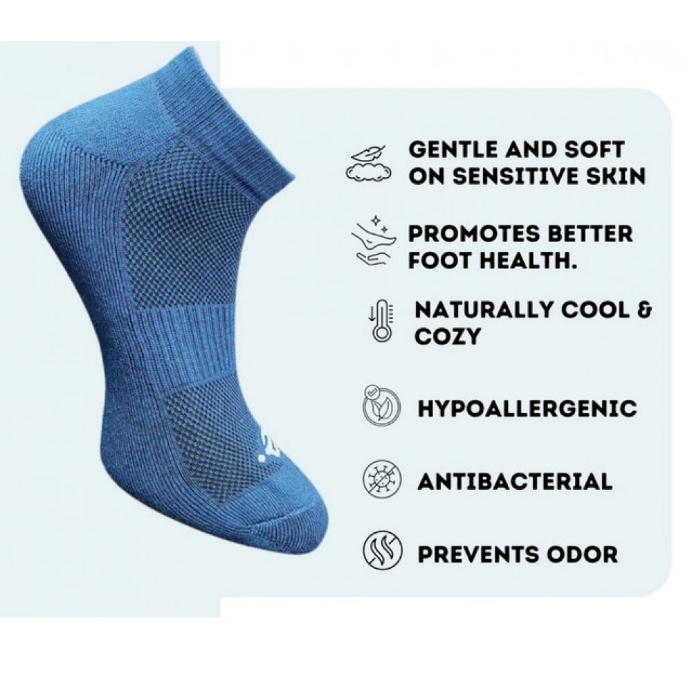 Amfyn 3_Pair Set Unisex Casual Cotton Printed Low Cut Socks (Multicolor)
