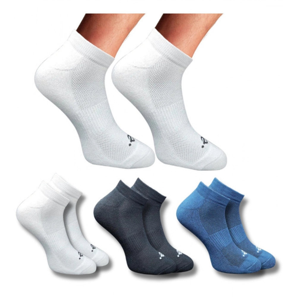 Amfyn 3_Pair Set Unisex Casual Cotton Printed Low Cut Socks (Multicolor)