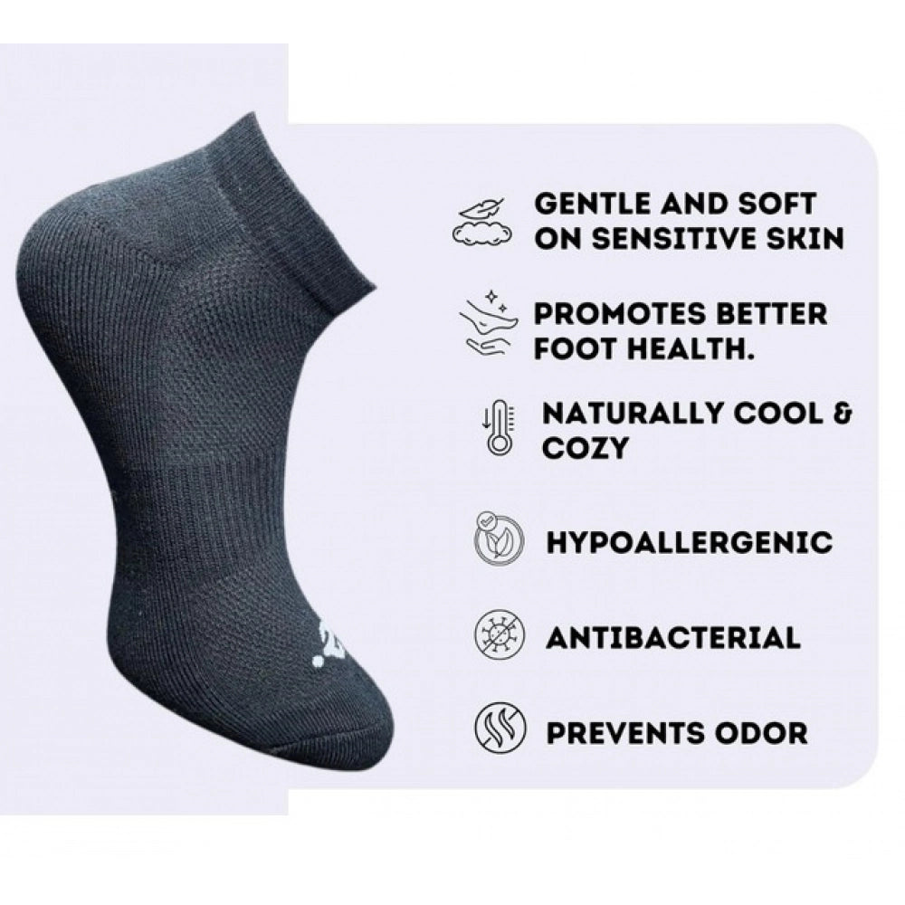 Amfyn 3_Pair Set Unisex Casual Cotton Printed Low Cut Socks (Multicolor)