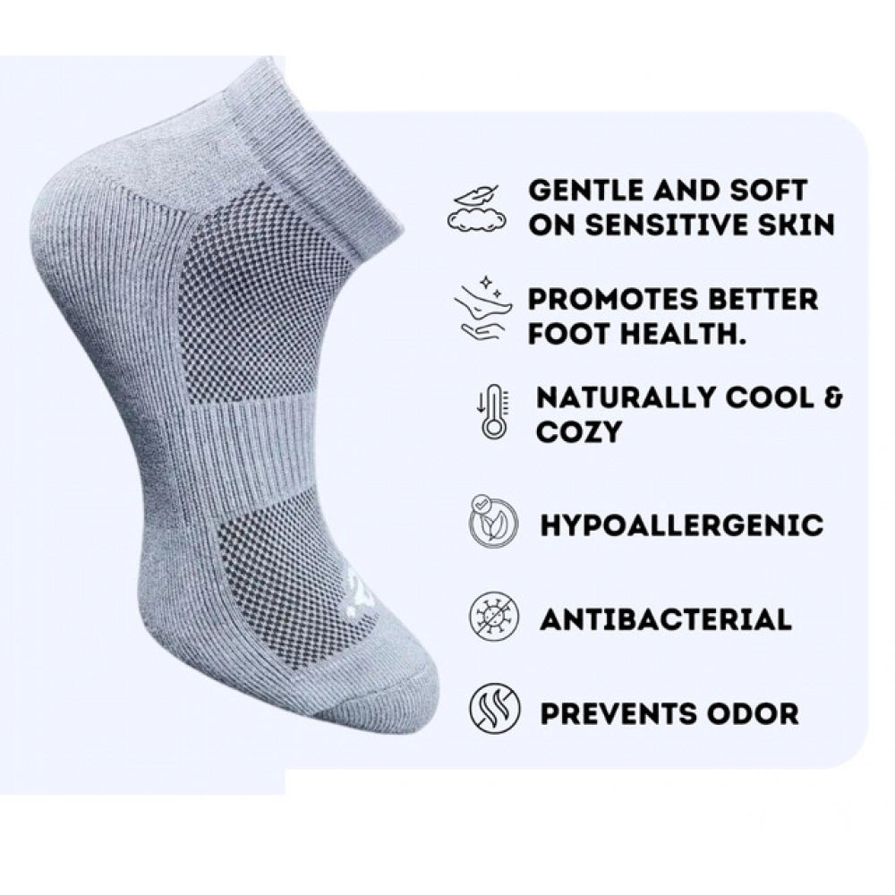 Amfyn 3_Pair Set Unisex Casual Cotton Printed Low Cut Socks (Multicolor)