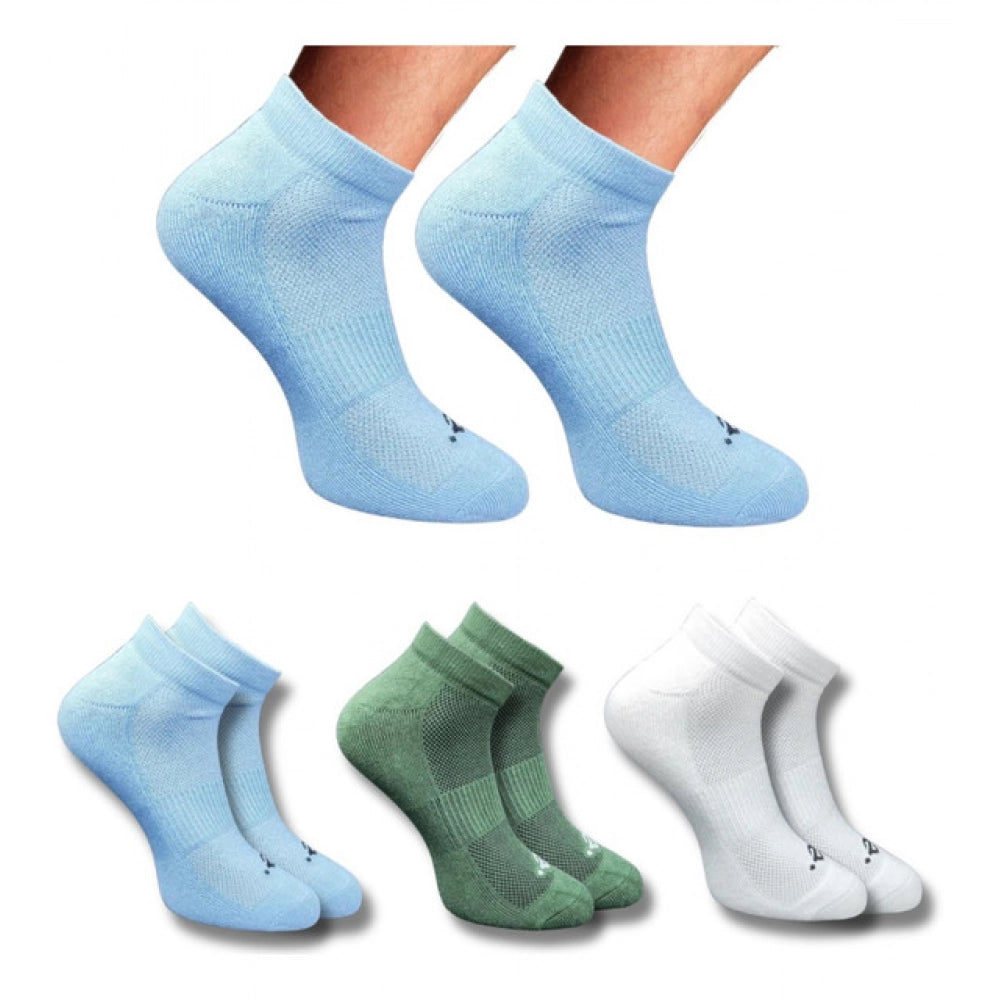 Amfyn 3_Pair Set Unisex Casual Cotton Printed Low Cut Socks (Multicolor)