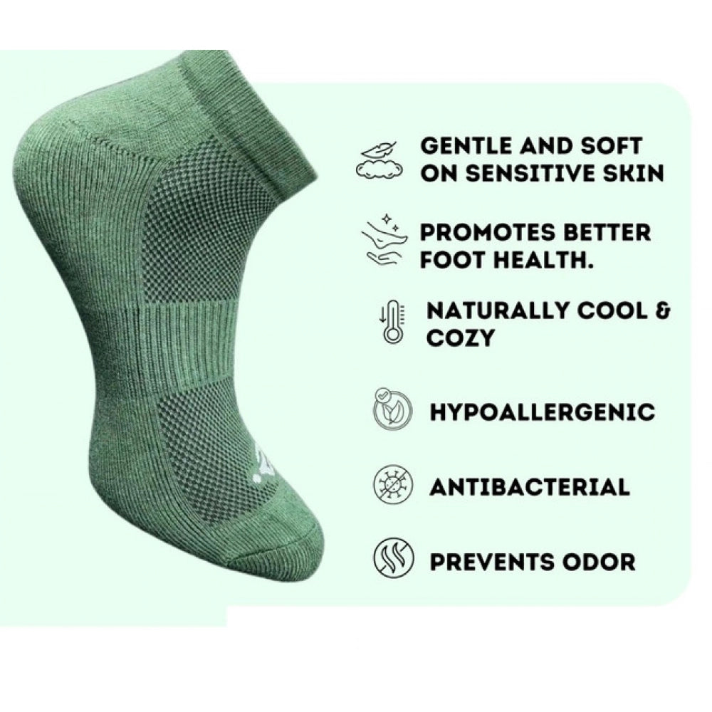 Amfyn 3_Pair Set Unisex Casual Cotton Printed Low Cut Socks (Multicolor)