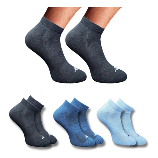 Amfyn 3_Pair Set Unisex Casual Cotton Printed Low Cut Socks (Multicolor)