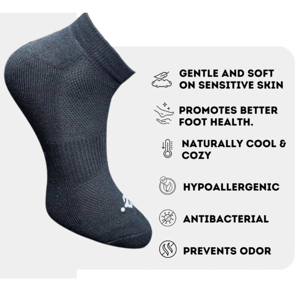 Amfyn 3_Pair Set Unisex Casual Cotton Printed Low Cut Socks (Multicolor)