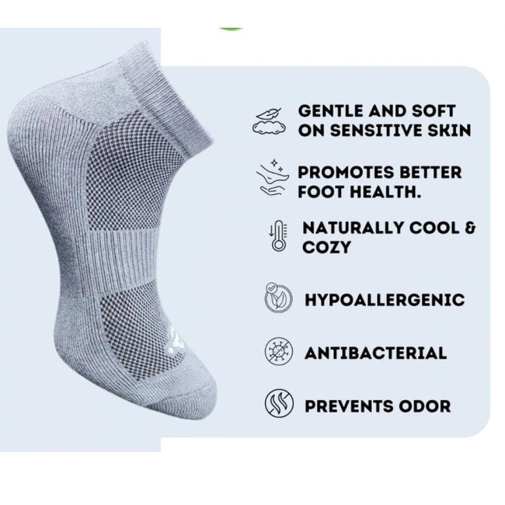 Amfyn 3_Pair Set Unisex Casual Cotton Printed Low Cut Socks (Multicolor)