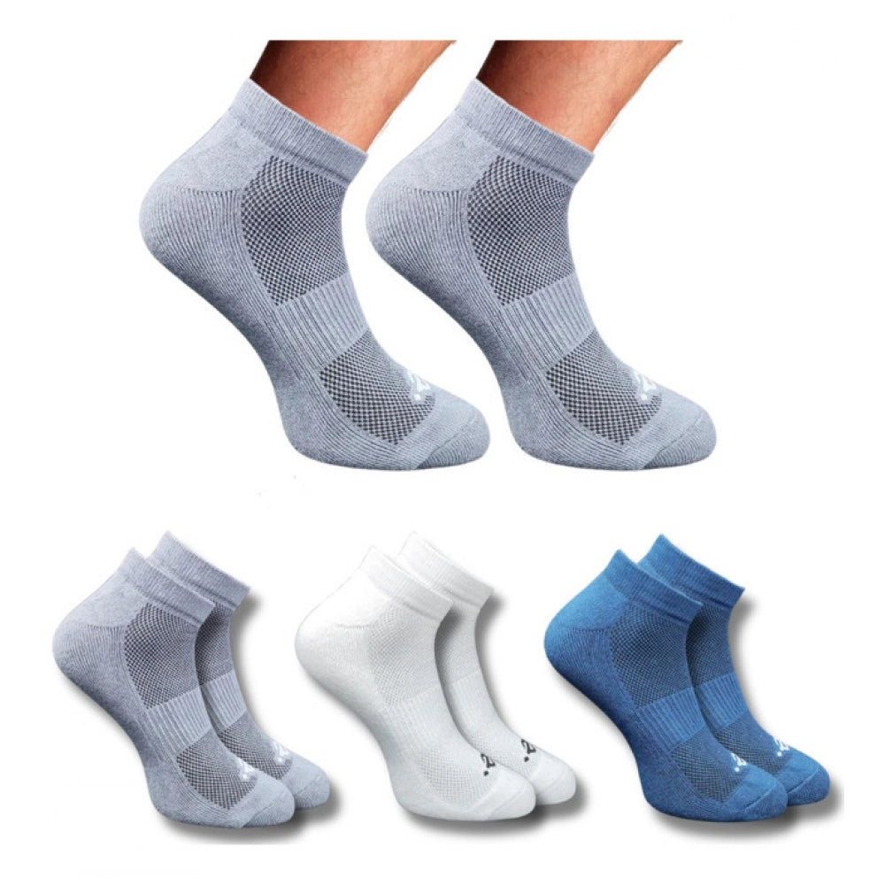 Amfyn 3_Pair Set Unisex Casual Cotton Printed Low Cut Socks (Multicolor)