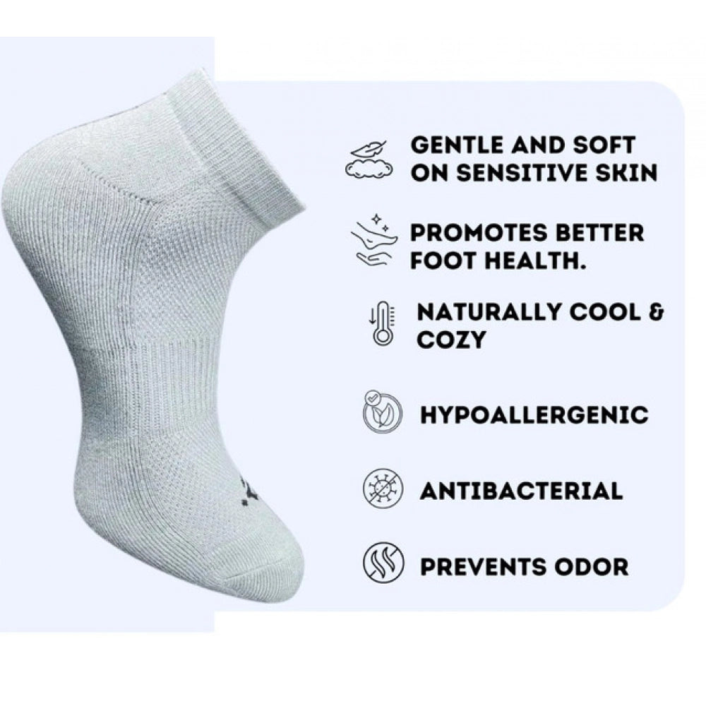 Amfyn 3_Pair Set Unisex Casual Cotton Printed Low Cut Socks (Multicolor)