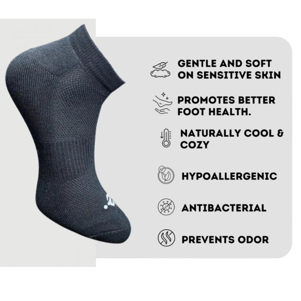 Amfyn 3_Pair Set Unisex Casual Cotton Printed Low Cut Socks (Multicolor)