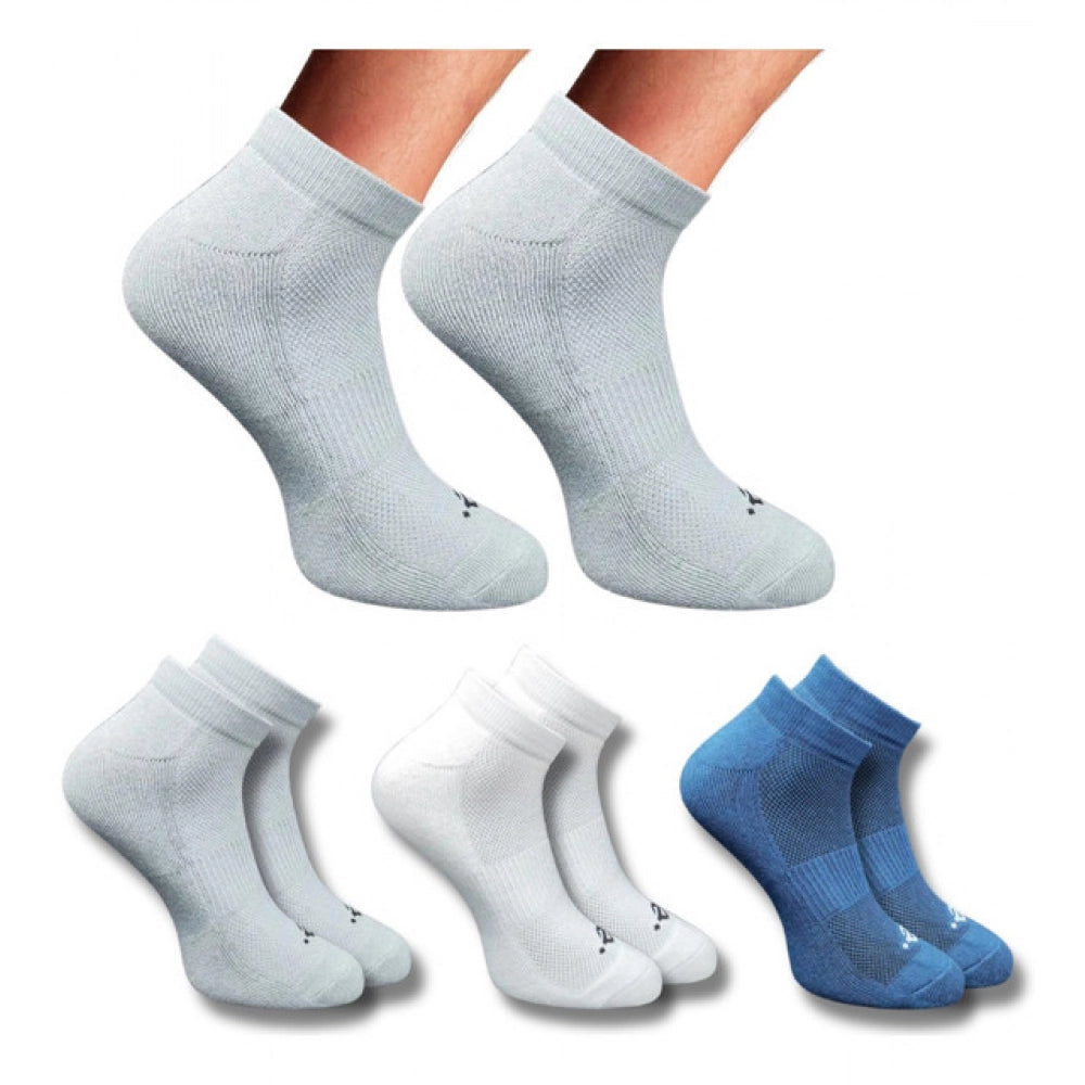 Amfyn 3_Pair Set Unisex Casual Cotton Printed Low Cut Socks (Multicolor)