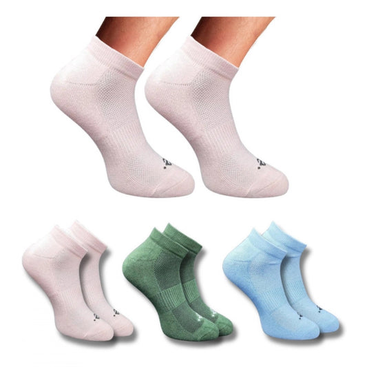 Amfyn 3_Pair Set Unisex Casual Cotton Printed Low Cut Socks (Multicolor)