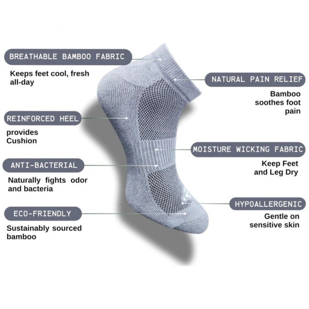 Amfyn 3_Pair Set Unisex Casual Cotton Printed Low Cut Socks (Multicolor)