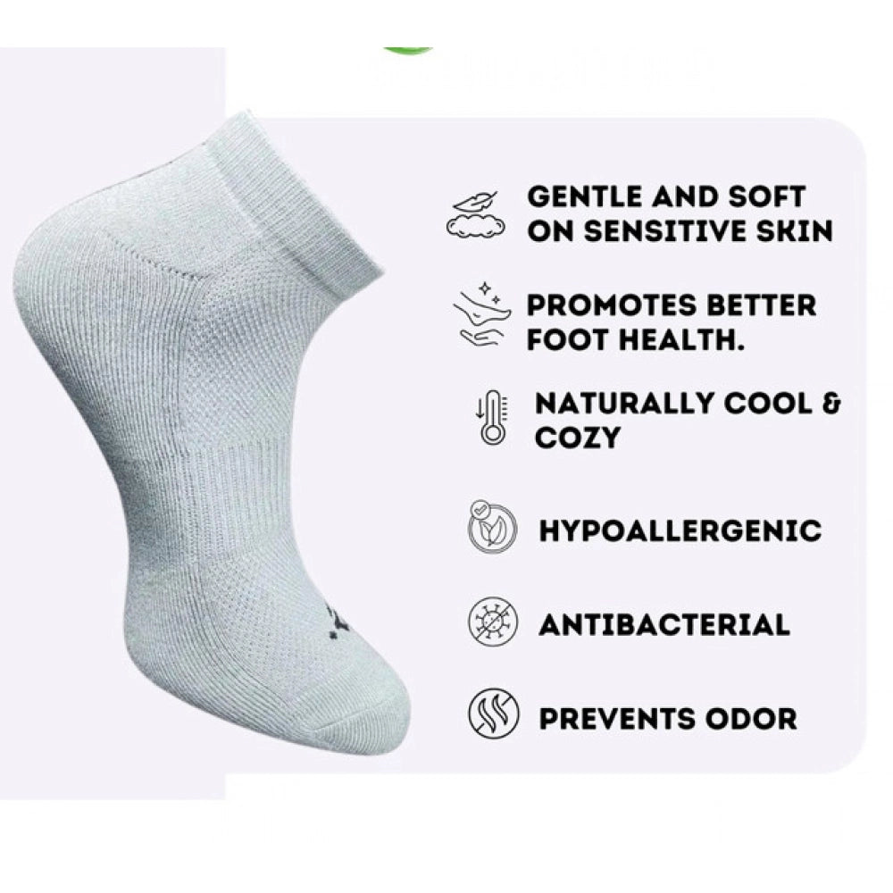 Amfyn 3_Pair Set Unisex Casual Cotton Printed Low Cut Socks (Multicolor)