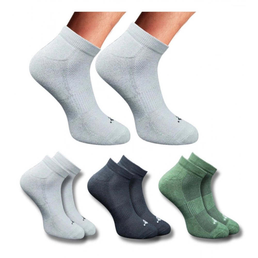 Amfyn 3_Pair Set Unisex Casual Cotton Printed Low Cut Socks (Multicolor)